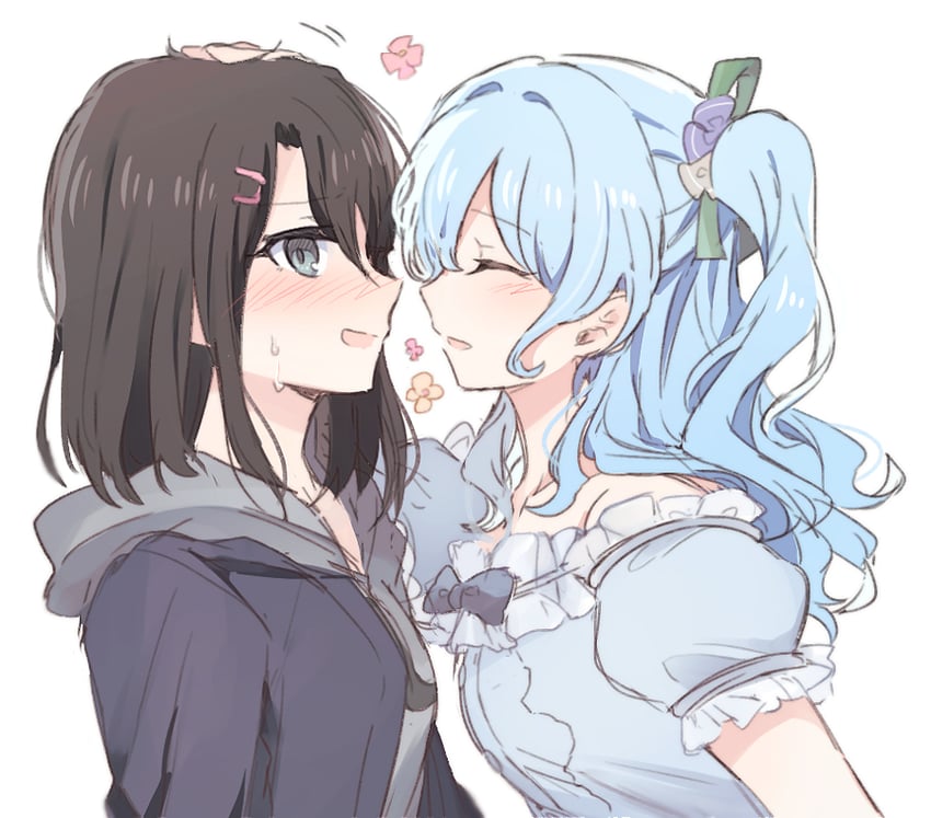 okusawa misaki and matsubara kanon (bang dream!) drawn by opi
