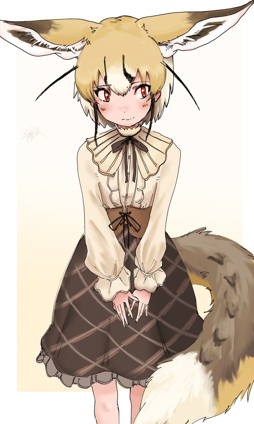 rueppell's fox (kemono friends and 1 more) drawn by fuzhuz
