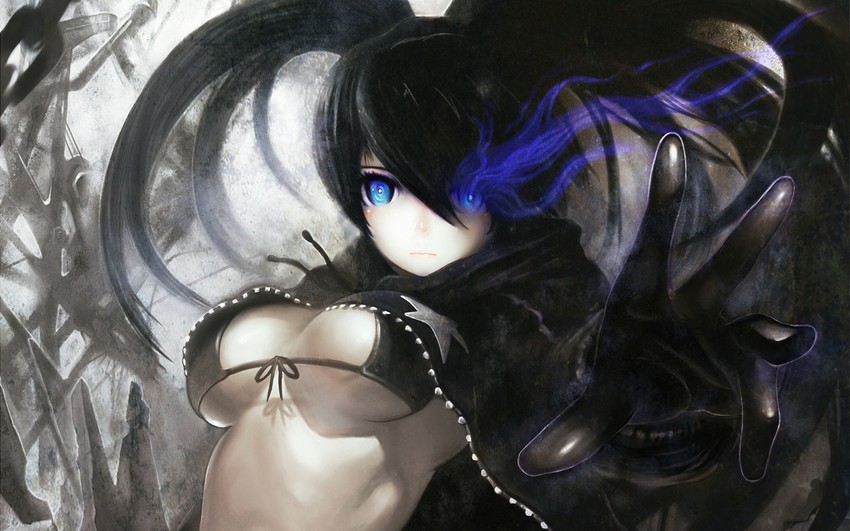 black rock shooter (black rock shooter) drawn by yoshiku_(oden-usagi)
