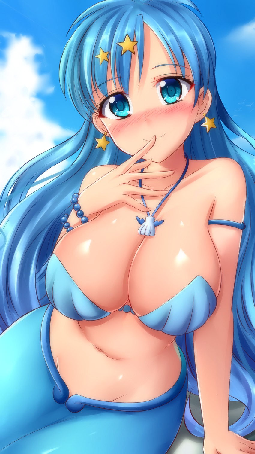 houshou hanon (mermaid melody pichi pichi pitch) drawn by skywalker0610