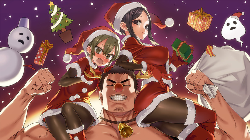 igarashi futaba, takeda harumi, and sakurai touko (senpai ga uzai kouhai no hanashi) drawn by asanagi