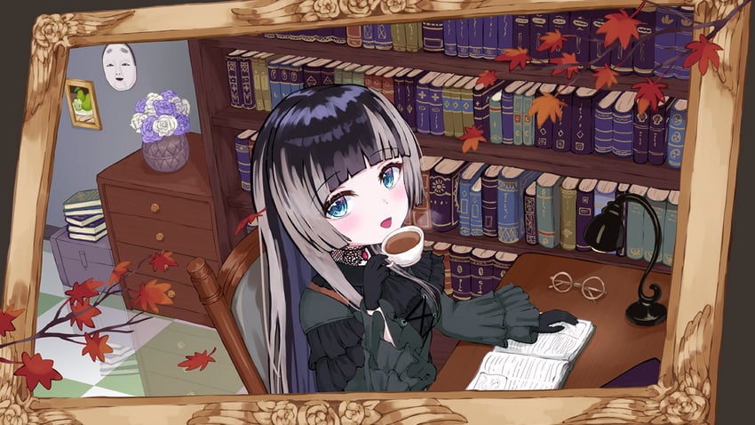 juufuutei raden (hololive and 1 more) drawn by nobume
