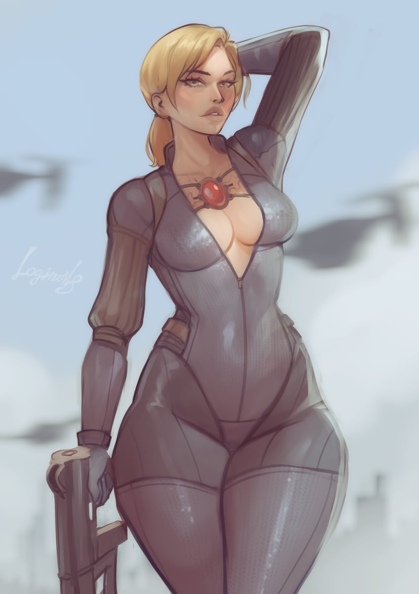 jill valentine (resident evil and 1 more) drawn by loginovls