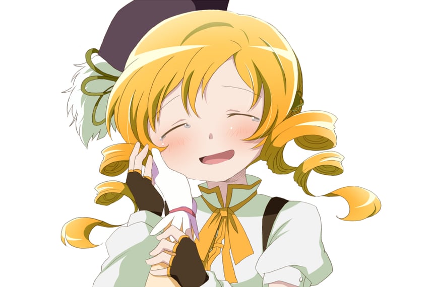 kaname madoka and tomoe mami (mahou shoujo madoka magica) drawn by ayu_(iyokanya)