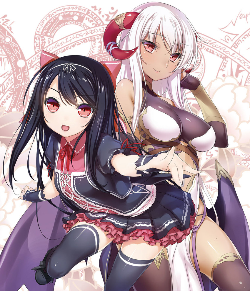 orurea and an (maou to an mattari yuttari seikaiseifuku) drawn by 47agdragon