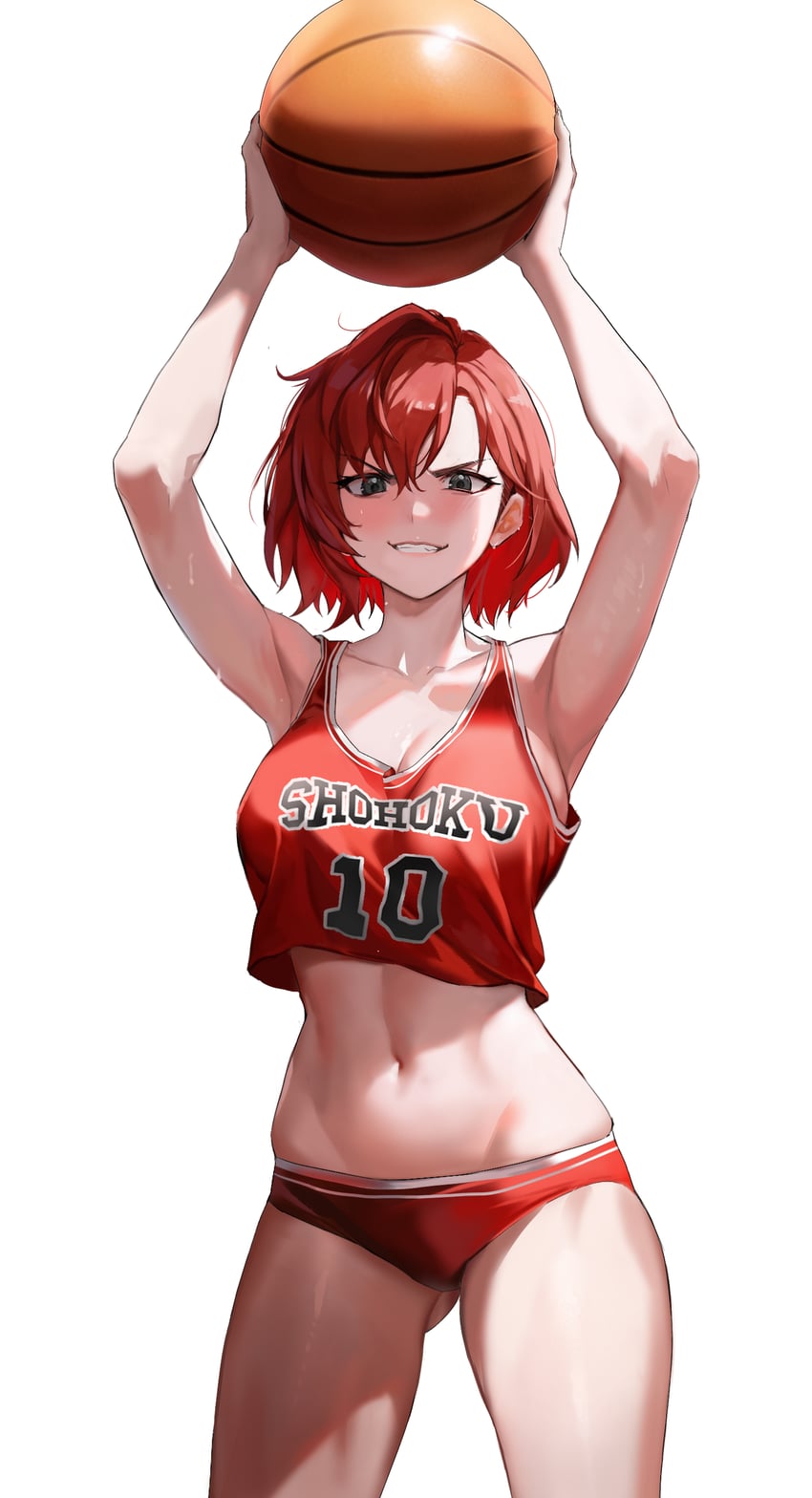 sakuragi hanamichi (slam dunk) drawn by milin_(orange_maru)