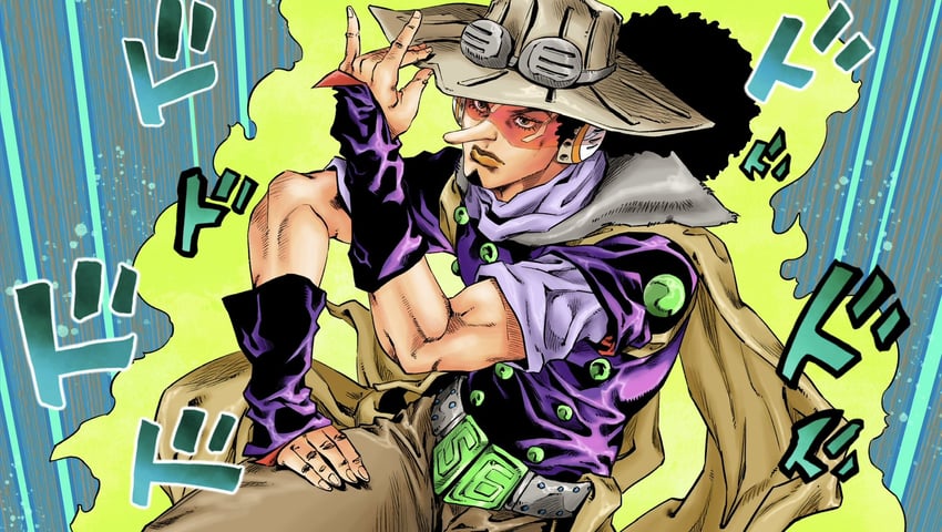 gyro zeppeli and usopp (jojo no kimyou na bouken and 2 more) drawn by zuberubar