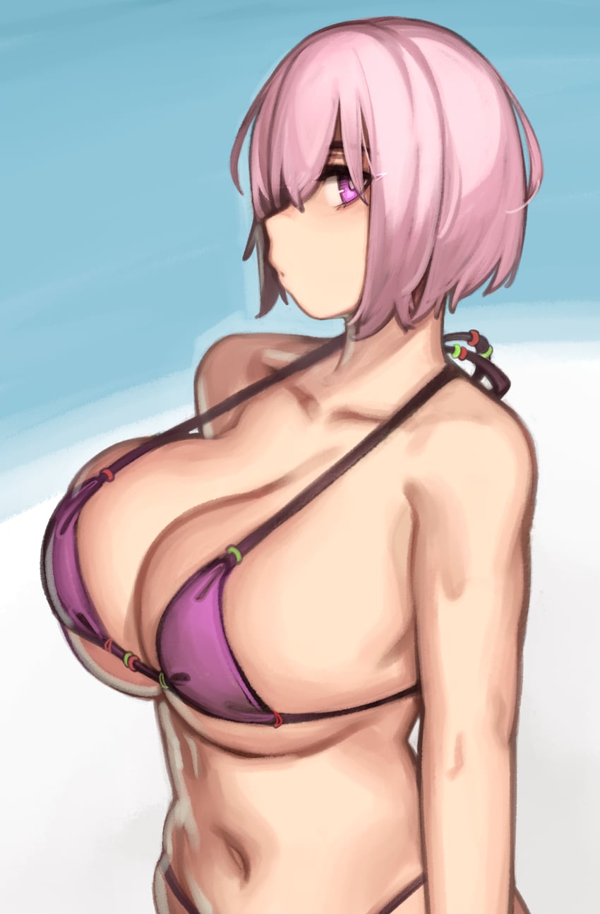 mash kyrielight (fate and 1 more) drawn by kelvin_hiu