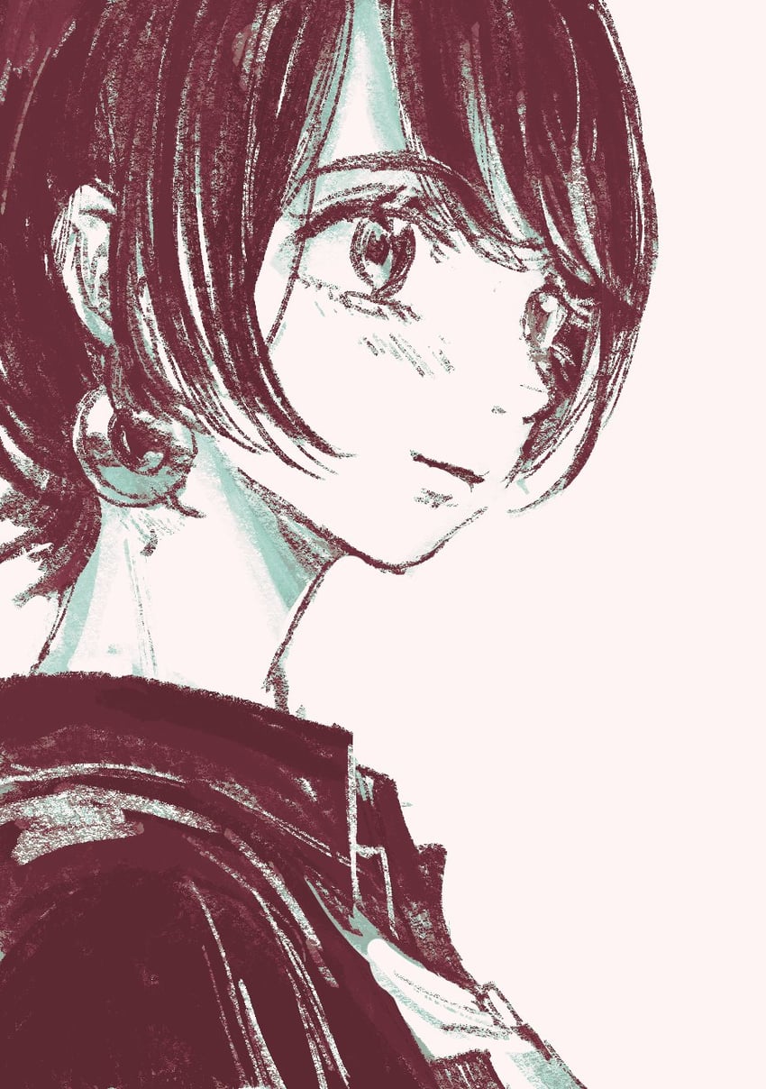 inuzuka miwa (tsukiatte agetemo ii kana) drawn by katahara_(no_108105)