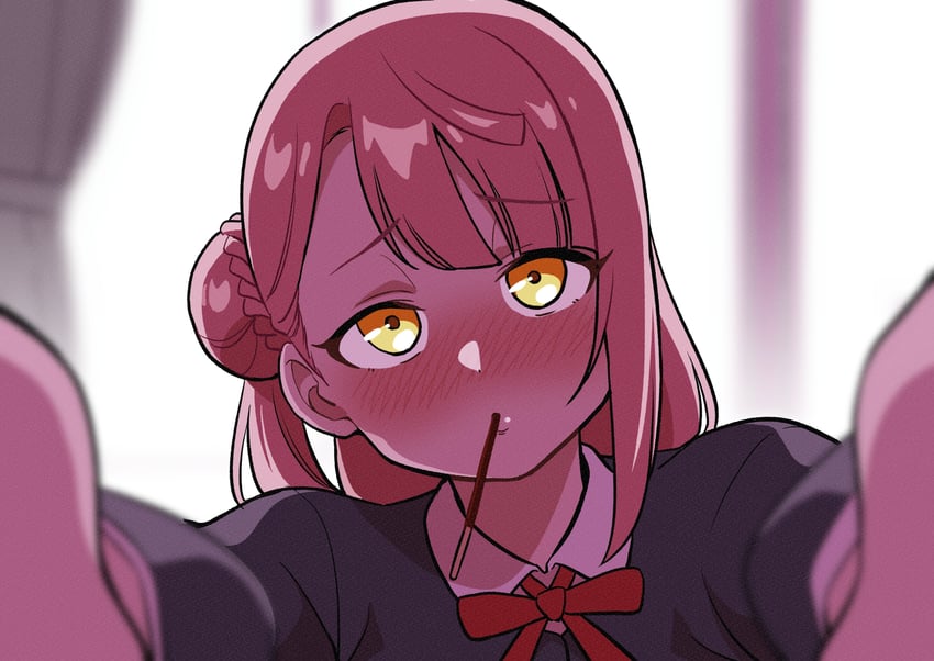 uehara ayumu (love live! and 1 more) drawn by koaraya