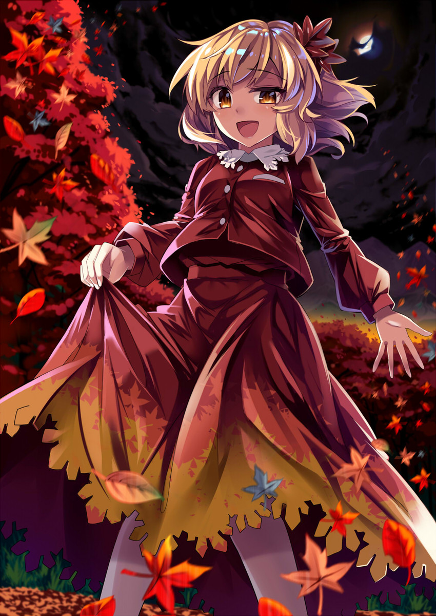 aki shizuha (touhou) drawn by e.o.
