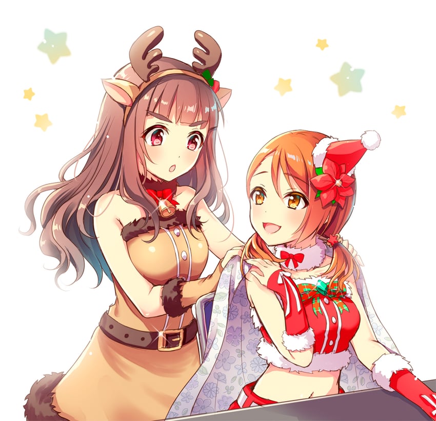 hojo karen and kamiya nao (idolmaster and 2 more) drawn by serino_itsuki