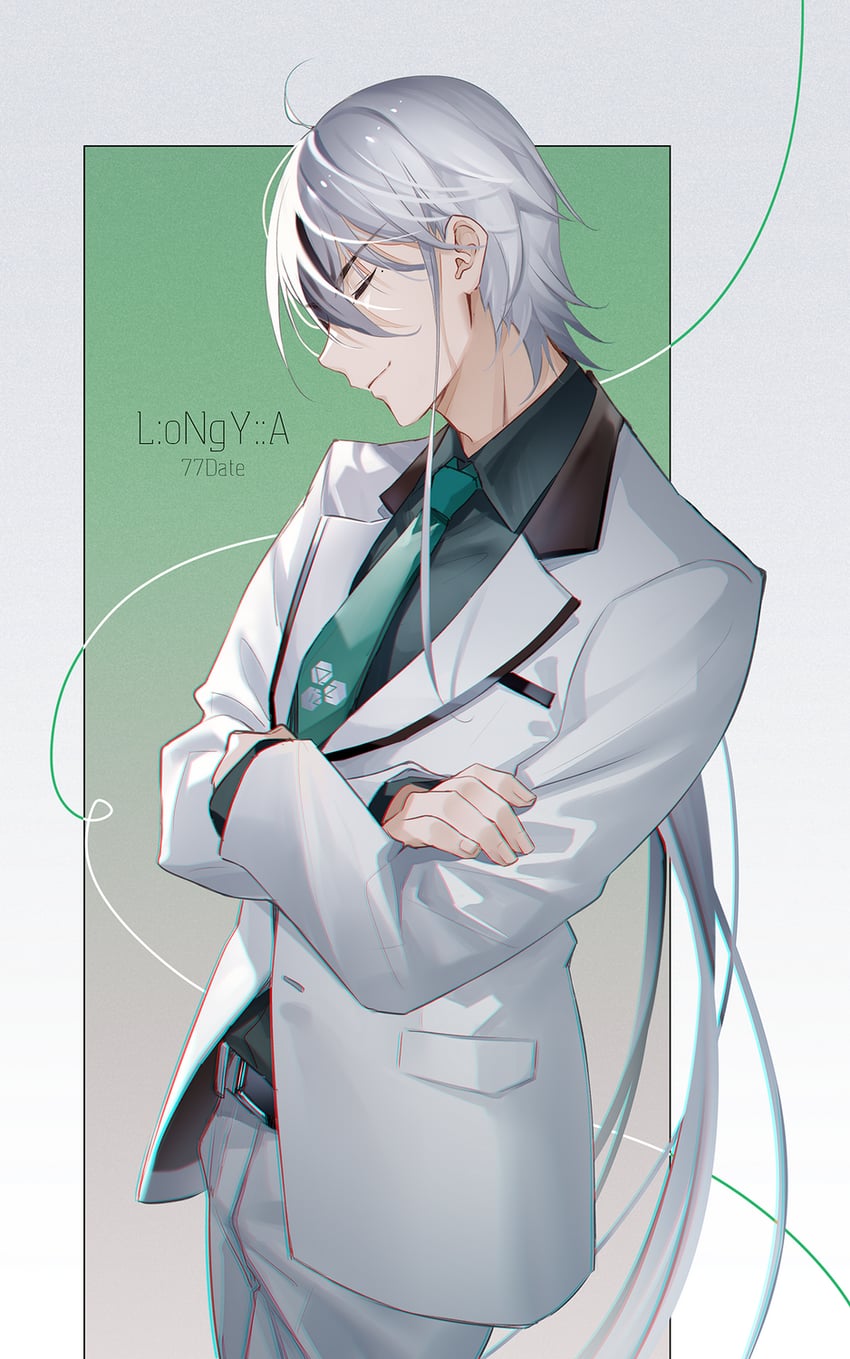 yuezheng longya (vocaloid and 1 more) drawn by tidsean
