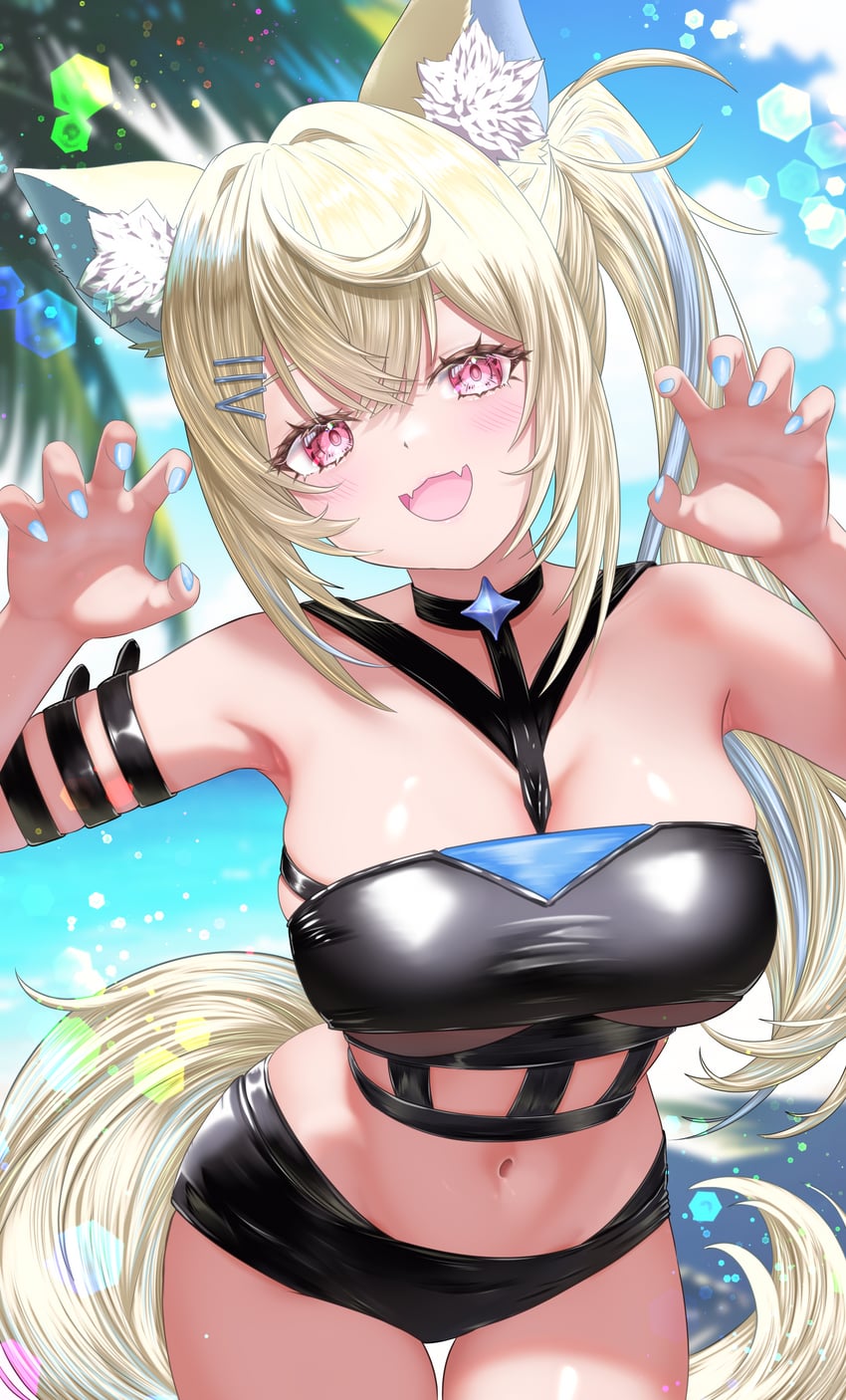 fuwawa abyssgard (hololive and 1 more) drawn by nanaki24