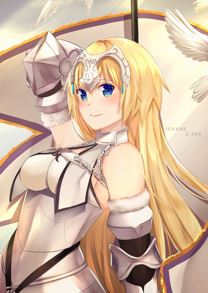 jeanne d'arc (fate and 1 more) drawn by narulu