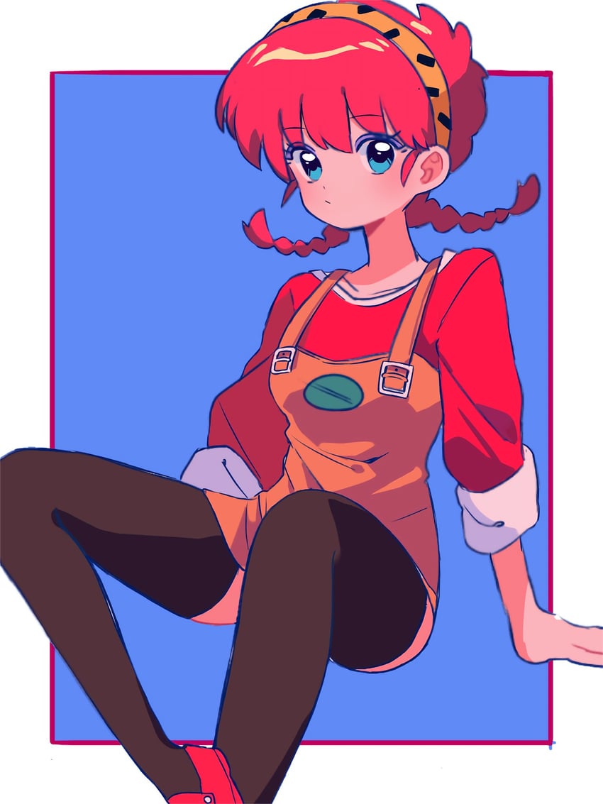ranma-chan and hibiki yoiko (ranma 1/2) drawn by sanamaru_(sana79261827)
