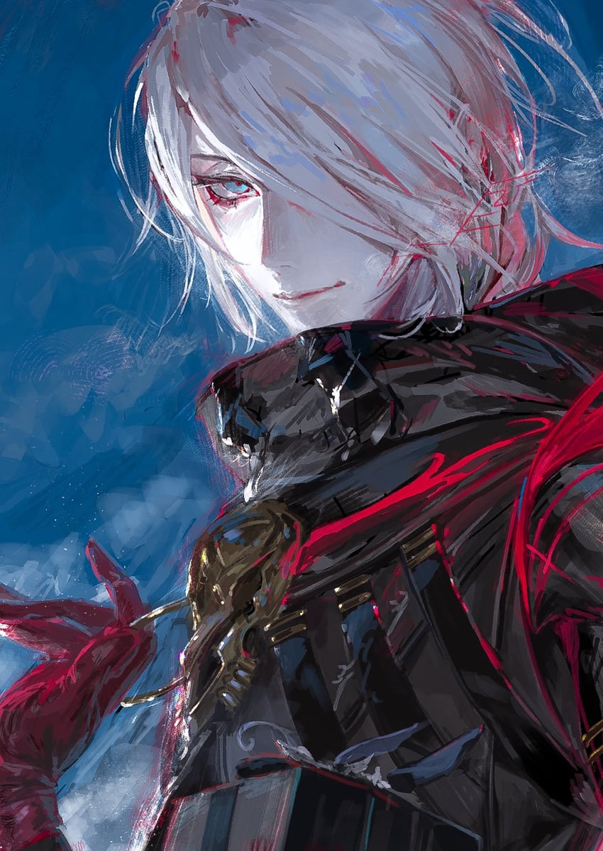 karna (fate and 1 more) drawn by egawa_akira