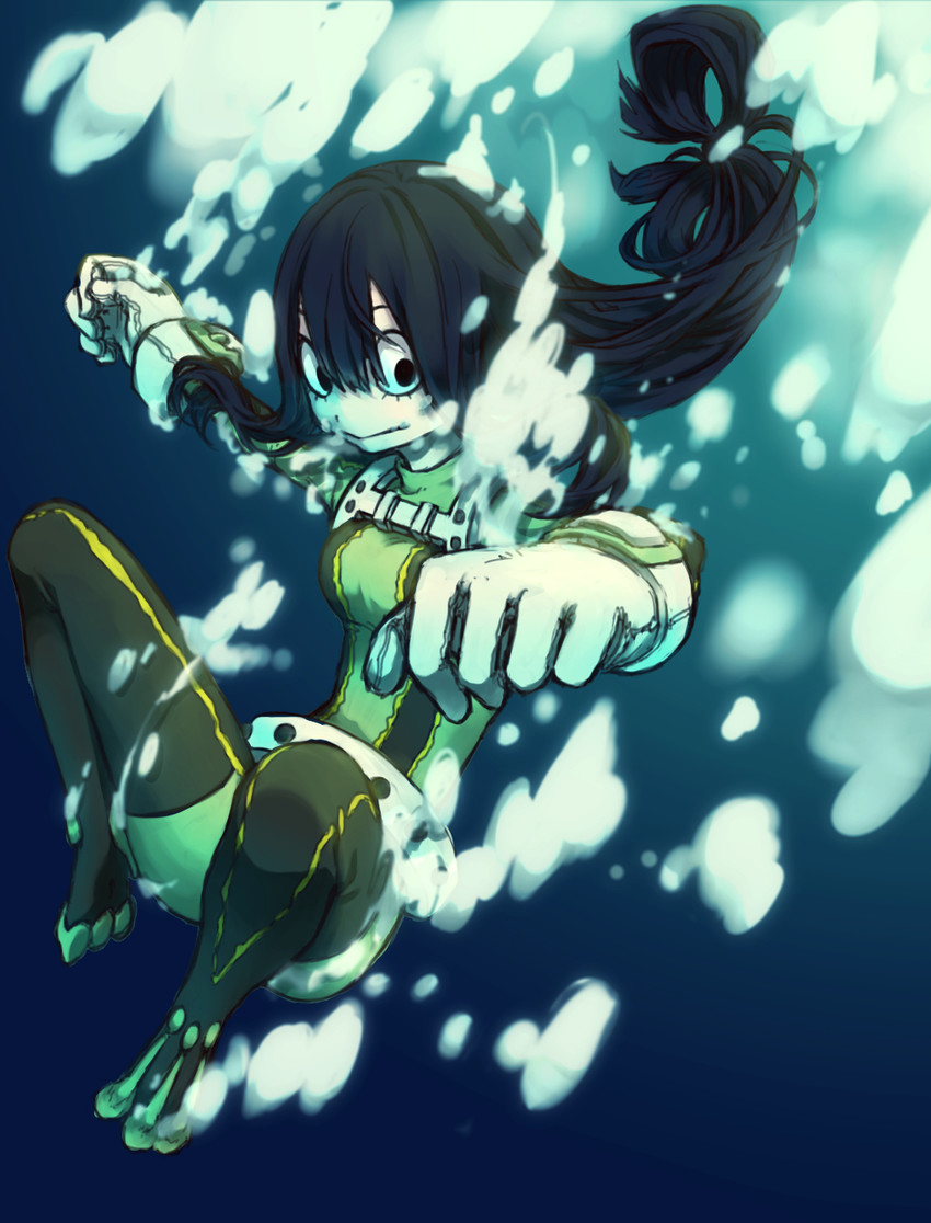 asui tsuyu (boku no hero academia) drawn by usasaki_shiro