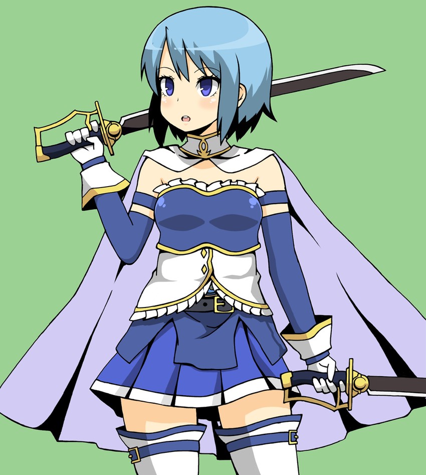 miki sayaka (mahou shoujo madoka magica) drawn by eichikei_(raiexcat)