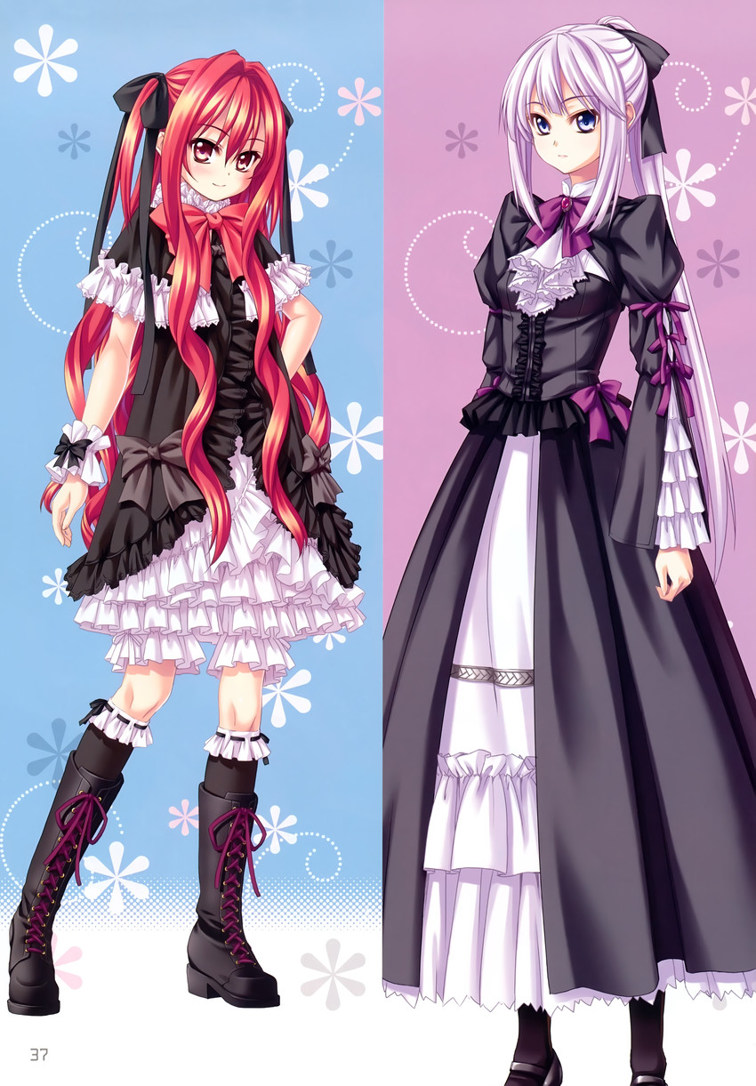corticarte reichstein and vanessa twanbach (sousouki reginald) drawn by kannatsuki_noboru