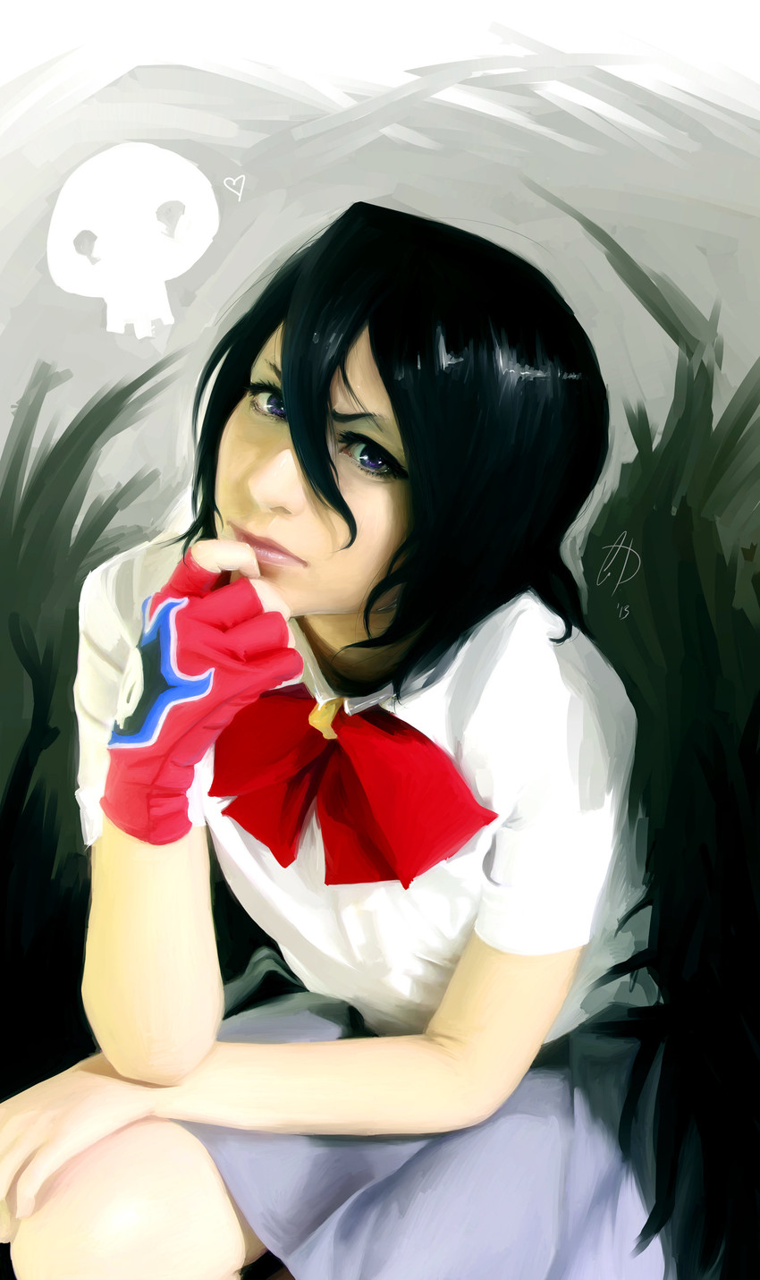 kuchiki rukia (bleach) drawn by chinchikurin