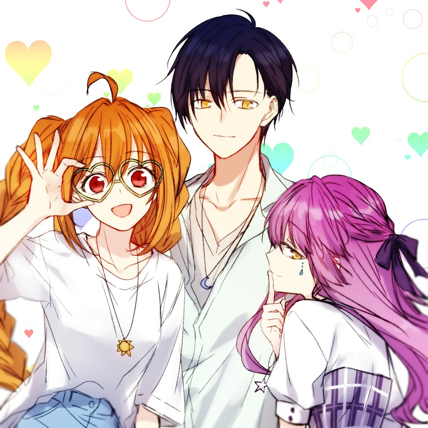 renne, estelle bright, and joshua bright (eiyuu densetsu and 1 more) drawn by soap_(user_kghh4755)
