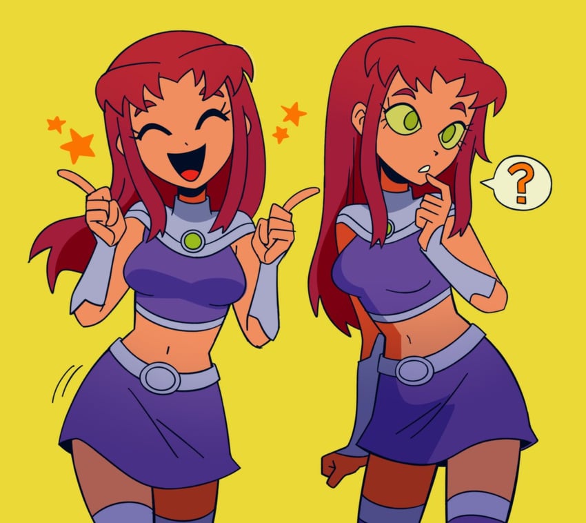 starfire (dc comics and 1 more) drawn by marreeps