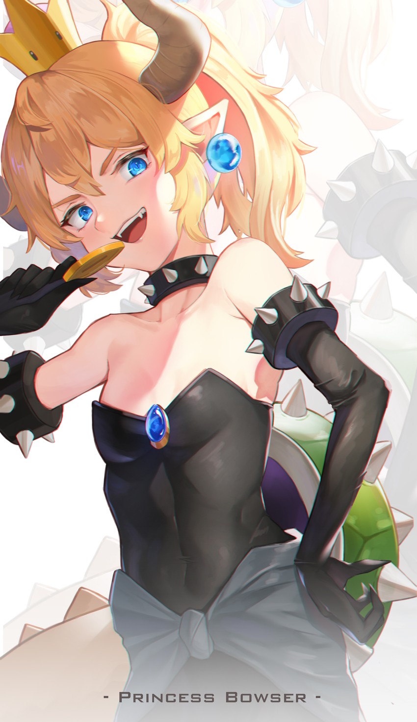 bowsette (mario and 1 more) drawn by yukiyama_momo