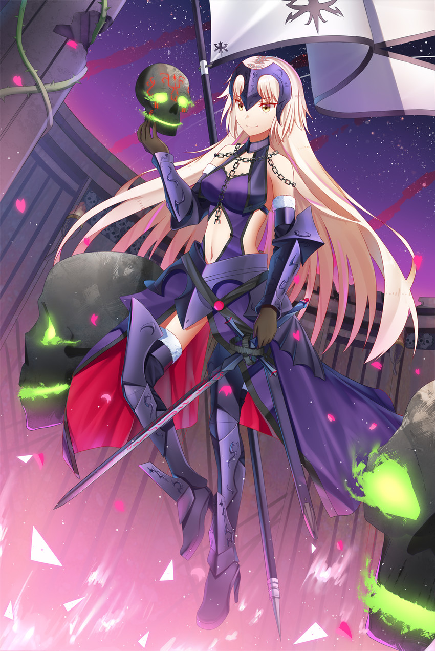 jeanne d'arc alter (fate and 1 more) drawn by ji_dao_ji
