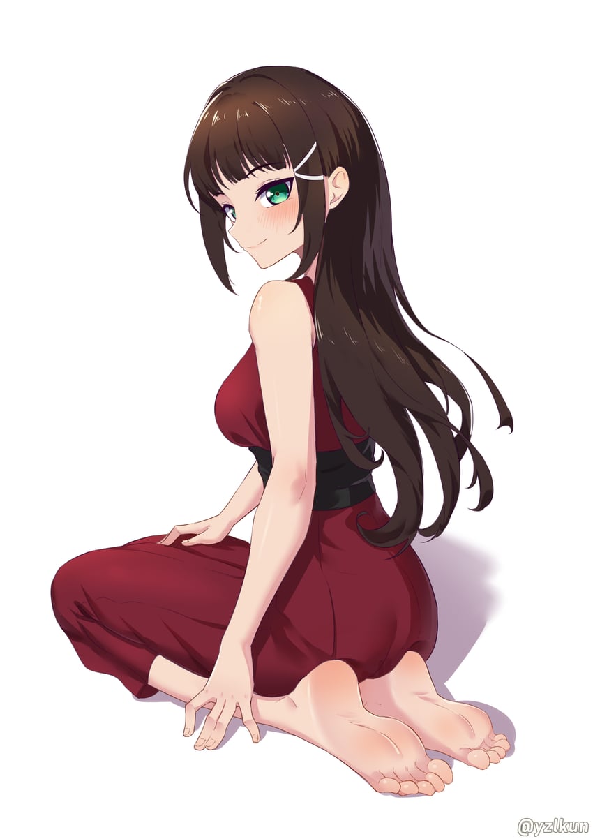 kurosawa dia (love live! and 1 more) drawn by yzlkun