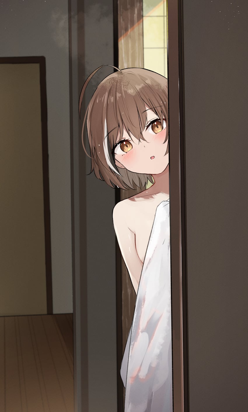 nanashi mumei (hololive and 1 more) drawn by shuuzo3