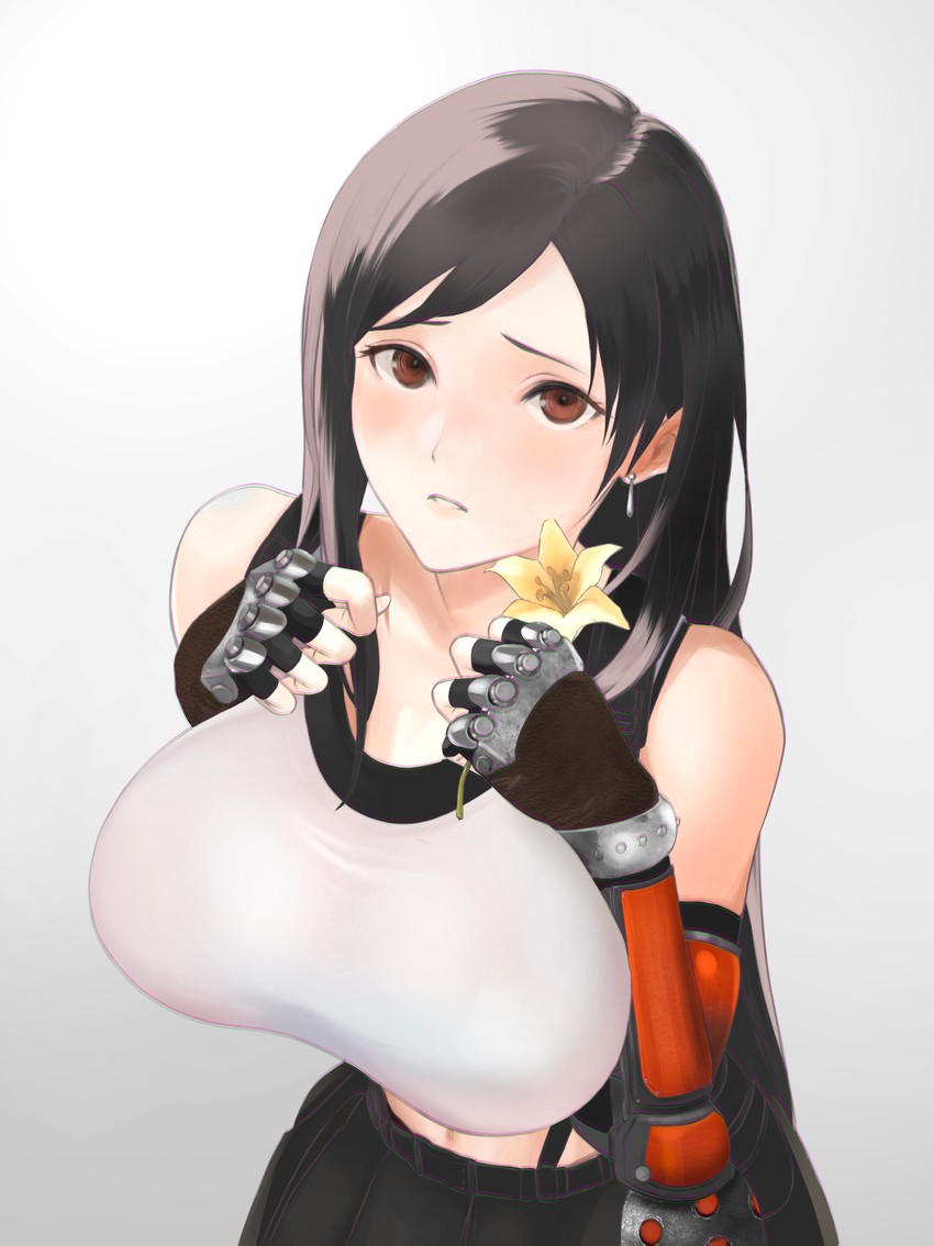 tifa lockhart (final fantasy and 2 more) drawn by minoru_amayi