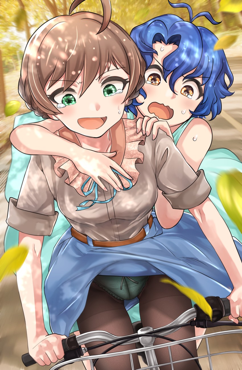 toyokawa fuka and sakuramori kaori (idolmaster and 2 more) drawn by hanamasa_ono