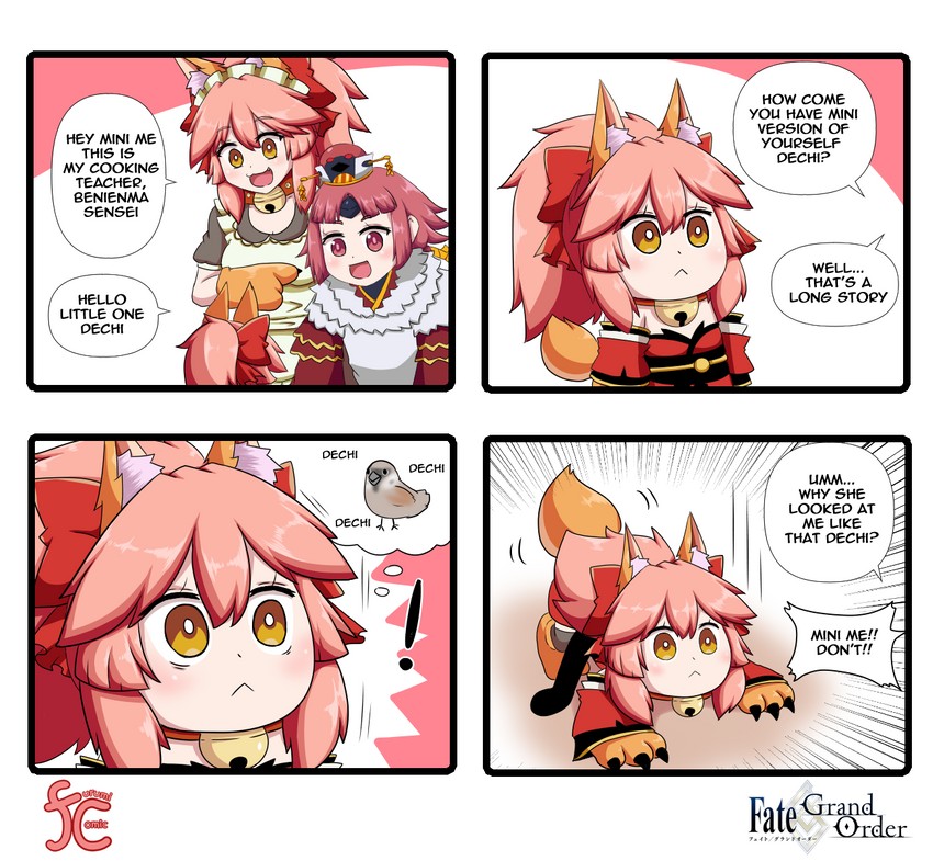 tamamo, tamamo cat, and beni-enma (fate and 1 more) drawn by keita_naruzawa