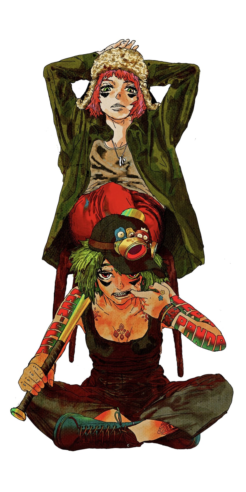 gumi (vocaloid and 1 more) drawn by yonezu_kenshi