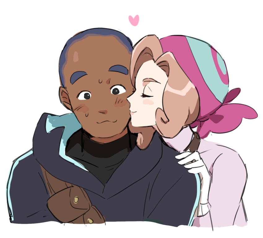 palina and iscan (pokemon and 1 more) drawn by dede_(qwea_00000)