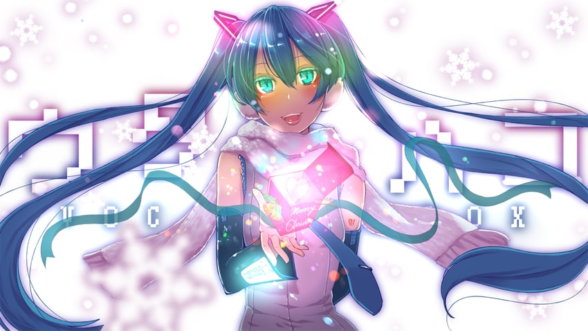 hatsune miku (vocaloid) drawn by cosmo_(bousoup)