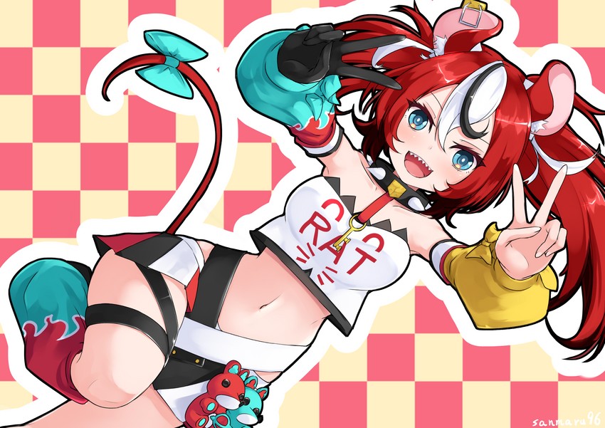 hakos baelz (hololive and 1 more) drawn by kuro_(be_ok)