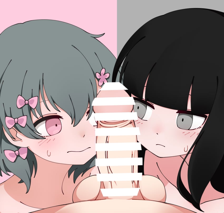 kurari-chan and osage (iyowa girls and 2 more) drawn by nazunobasho