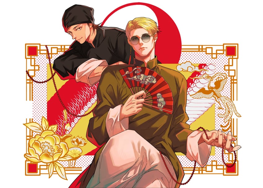 nanami kento and ino takuma (jujutsu kaisen) drawn by 444_fofofo