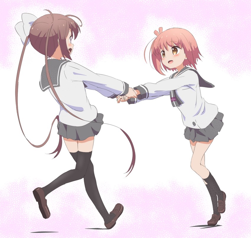 momochi tamate and ichinose hana (slow start) drawn by sincos