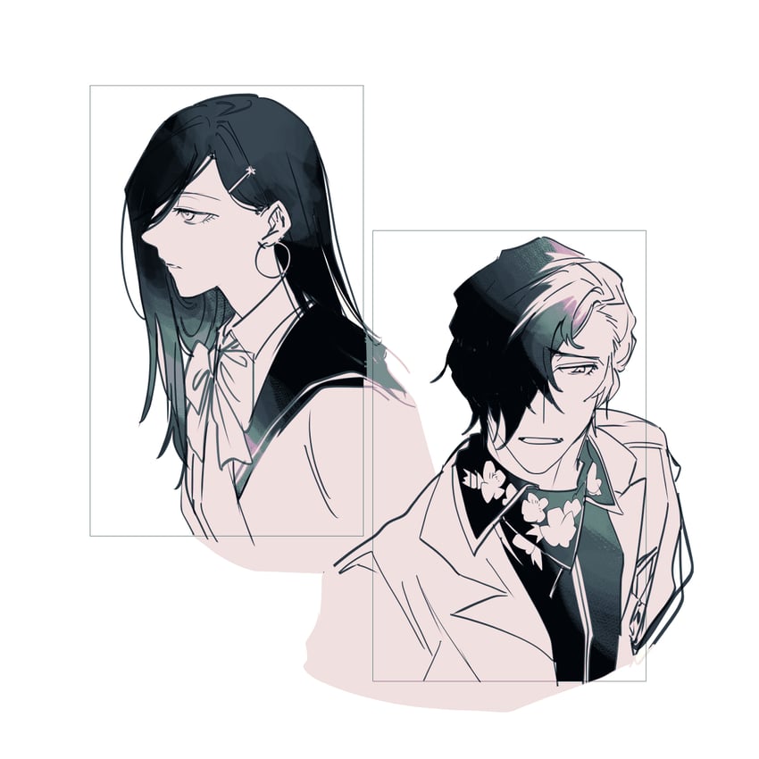 satake shougo and thorn (caligula) drawn by ko_bammm