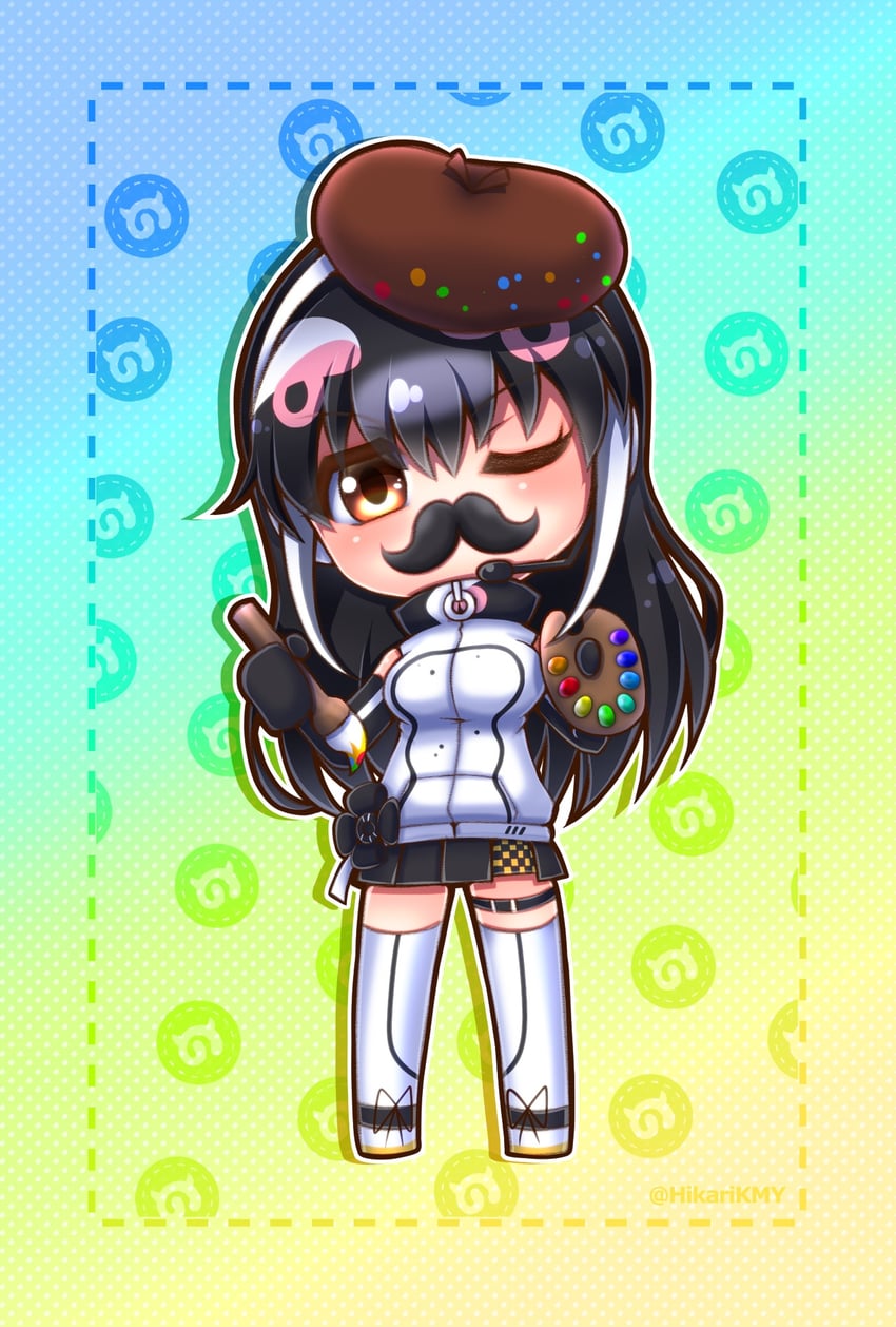 african penguin (kemono friends and 1 more) drawn by hikarikmy