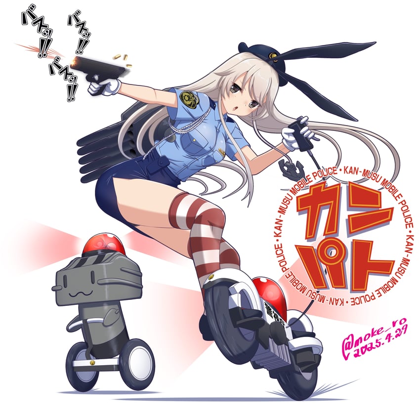 shimakaze and rensouhou-chan (kantai collection) drawn by moke_ro