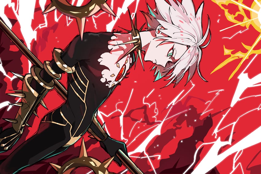 karna (fate and 1 more) drawn by ebora