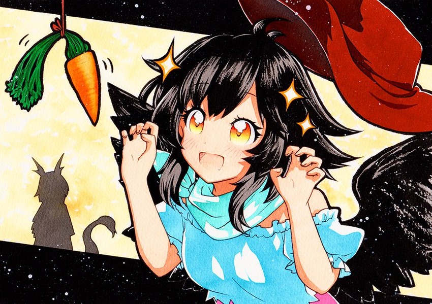 kicchou yachie and kurokoma saki (touhou) drawn by rinka_(qqqrinkappp)