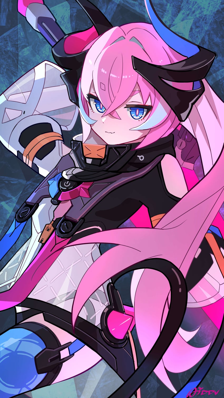 rozaliya olenyeva and delta (honkai and 1 more) drawn by ai_dongdong