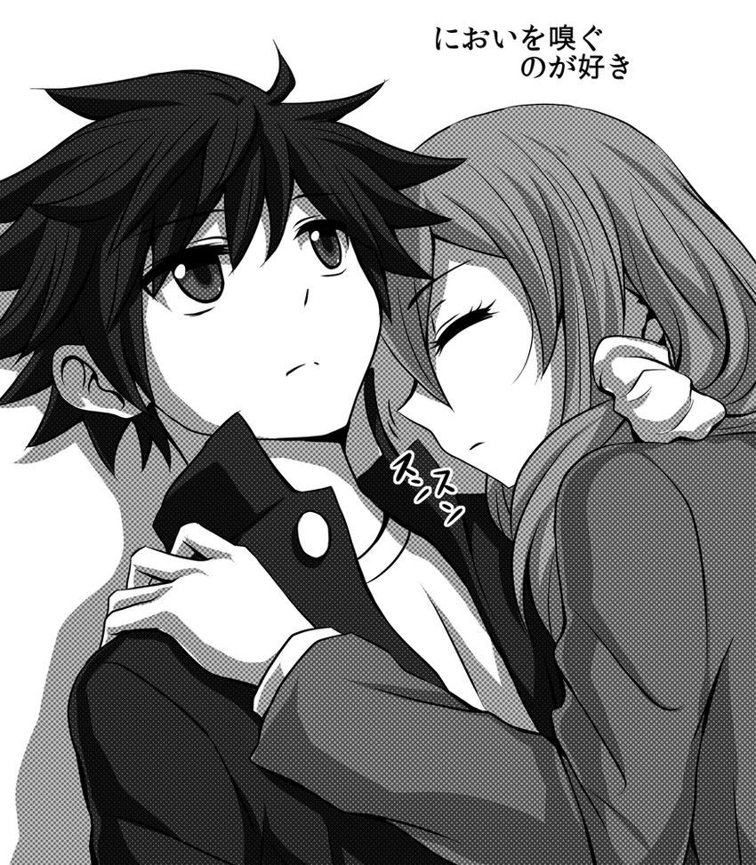 gotoba sora and sanada tatsuki (innocent red) drawn by watarui