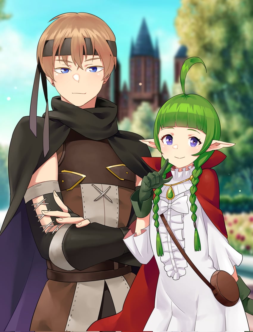 nah and gaius (original and 2 more) drawn by igni_tion