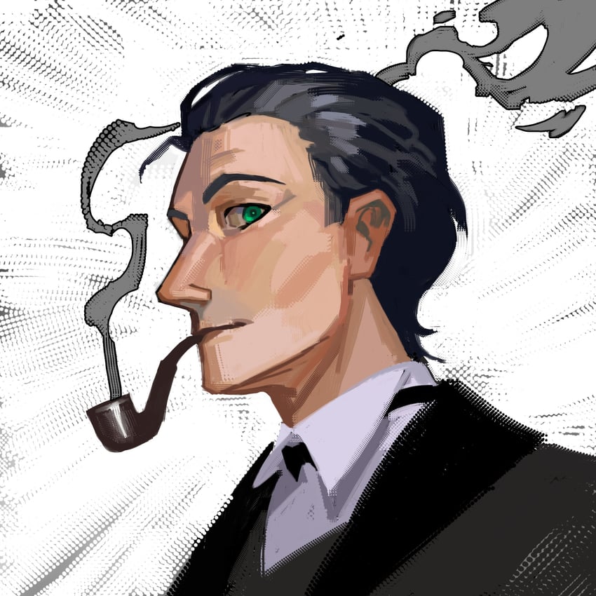 sherlock holmes (fate and 1 more) drawn by ovsosito